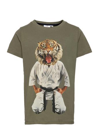 Uke S_S Tee T-shirt Grøn The New