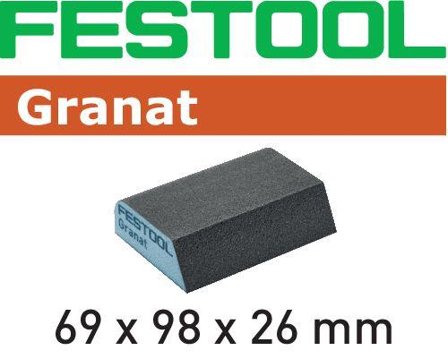Festool GR/6 CO Slipsvamp 69x98x26mm, 6-pack 120, Maskintillbehör & förbrukning
