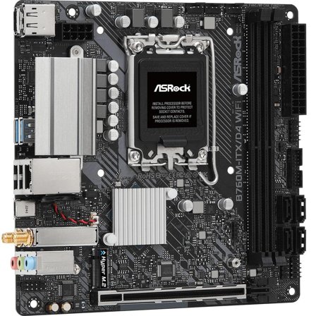 ASRock B760M-ITX/D4 WiFi - hovedkort - mini-ITX - LGA1700-sokkel - B760
