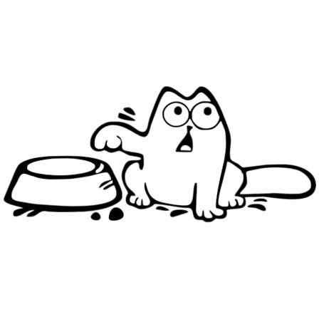 Katt och skål bilsticker, svart, tankning katt rolig kreativ fue