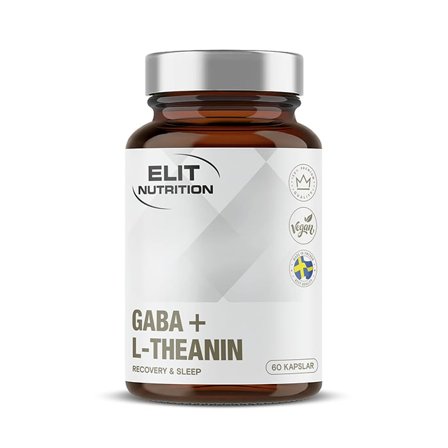 Elit Nutrition ELIT GABA + L-Theanine Aminosyror 60 kapslar