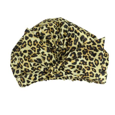 Duschmössor Flower Print Vattentät Elastisk Lång Kort Hatt