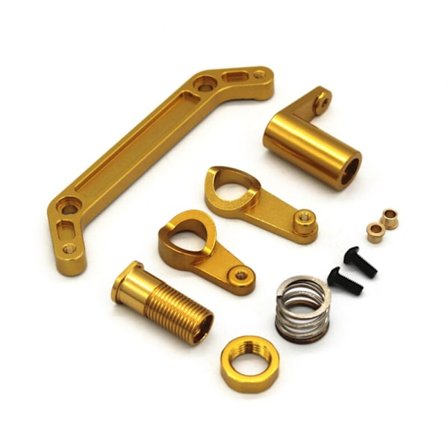 EA1009 Metallstyringsenhet for JLB Racing Cheetah 11101 21101 J3 Speed ​​1/10 RC Bil Oppgraderingsdeler, 2