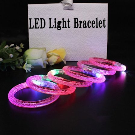 10stk LED-armbånd Glow Bangle ROSA