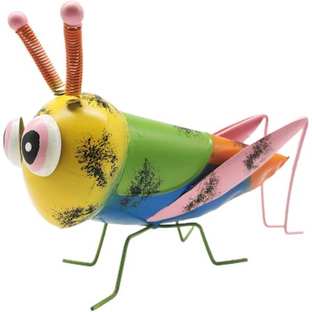 Metallhage Statuer Gård Kunst Gresshoppe Figurer Dekor Be