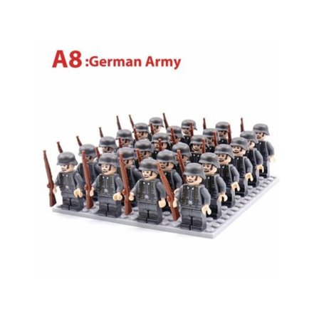 IC Militära Figurer Byggstenar Soldater Tegelstenar