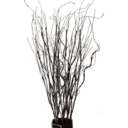 1 setti kuivia koristeellisia keinotekoista oksia 30cm, DIY koristeellinen