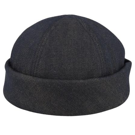 CTH Ericson - Musta docker Beanie - Ebbe Organic Denim Black Docker @ Hatstore