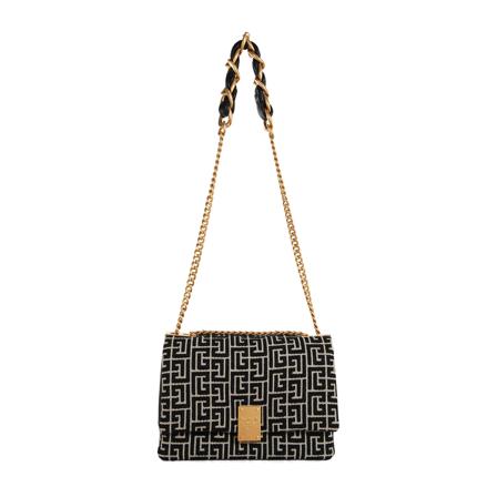 Balmain Shoulder Bags Sort, Dame Skuldertasker, Størrelse: ONE Size