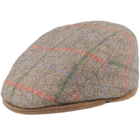 Mayser - Beige flatcap Caps - Frankie Soft Casual Kom Flat Cap @ Hatstore