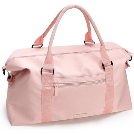 Weekendbager for kvinner, vanntett reisebag, overnattingsbag, treningsbag med våtlomme og trilledeksel