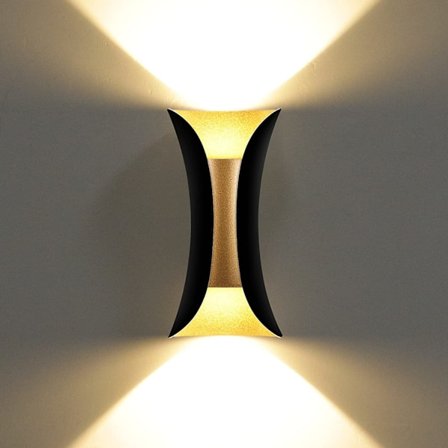 10W Luova Moderni LED-seinävalaisin Vedenpitävä IP65 Alumiini