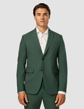 Shaping New Tomorrow - Essential Blazer - Pine Green - Slim Fit - Herre - Størrelse XXXL