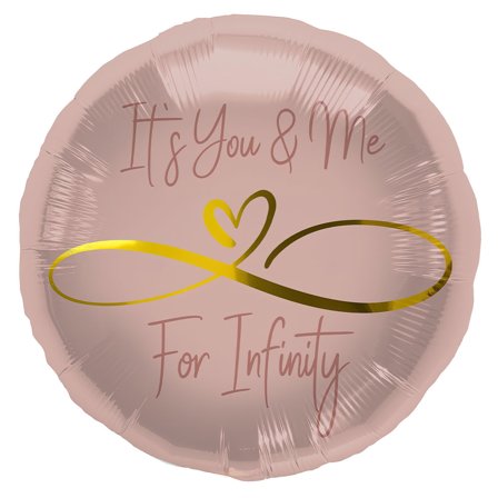 Folieballon It's You & Me For Infinity