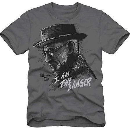 Breaking Bad: "i Am The Danger" Lättvikts T-shirt herr #73 (x-large)