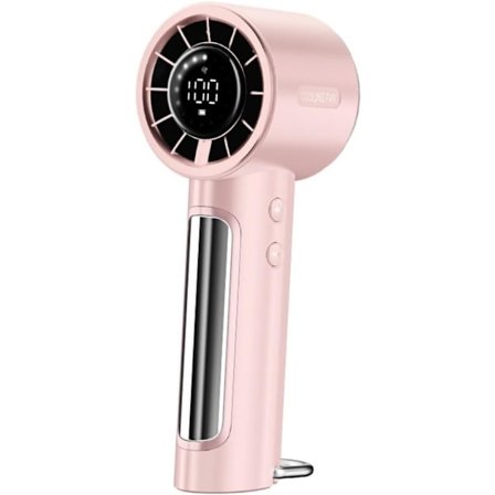 Håndholdt løpebanner høyhastighetsvifte, skrivebordsmodell med digitalt display, USB-turbovifte, liten vifte med hundre hastighetsinnstillinger, 