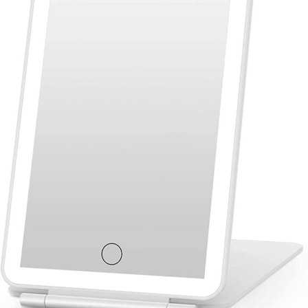 Uppladdningsbar smink spegel med LED-lampor