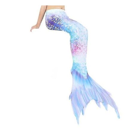 Merenneidon pyrstöt uimiseen lapsille ja aikuisille Monofinillä -allin.130.Sininen