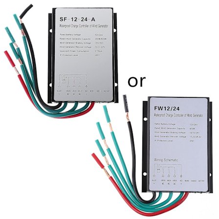 600w 12v/24v vedenpitävä tuuliturbiinin generaattorin lataussäädin