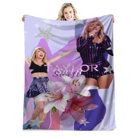 Berømt sanger flanneldækken Taylor Swift gave tæppe aircondition tæppe lur tæppe cover tæppe berømthed tæppe