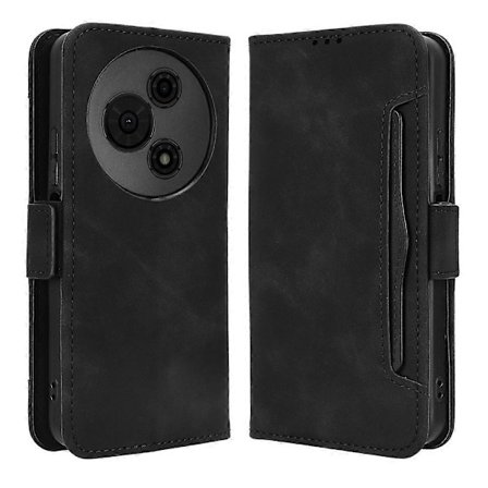 Yhteensopiva TCL 605 4G 60 SE Nahkakotelo Puhelinlompakkokotelo, jossa yhteensopiva useiden korttipaikkojen kanssa