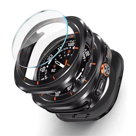 Metallfodral i aluminiumlegering för Samsung Galaxy Watch 7 Ultra 47 Skärmskydd Ram Skydd för Samsung Galaxy Ultra Watch 47mm