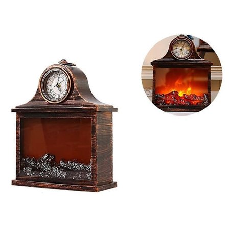 1 stk Hjemmepeisdekorasjon Peisformet Lampe Simulert Peislampe 39*30*13cm