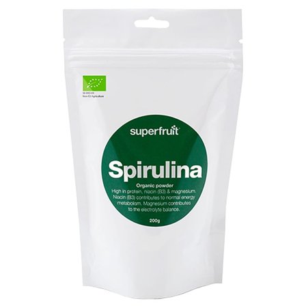 Superfruit Spirulina pulver Ø, Helse & Madvarer, Tørret Frugt & Nødder, Tørret Frugt