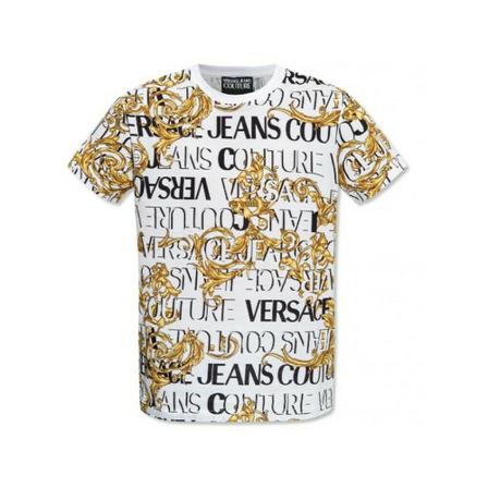 Versace Jeans Couture, T-Shirts Wit, Heren, Maat:XL