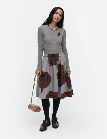 Marimekko Polkka Tumma - Grey - XS/S