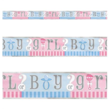 Foliebanner Boy or Girl 365 cm