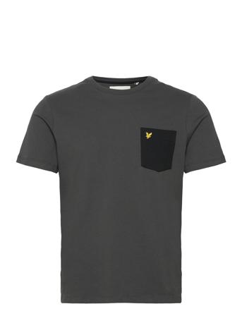 Contrast Pocket T-Shirt T-shirts Short-sleeved Grå Lyle & Scott*Betinget Tilbud