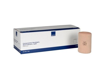 ABENA Kompressionsbinda light 8cmx5m 10/fp - Lyreco - Sjukvård och omsorg - Kompression och stöd - Kompression