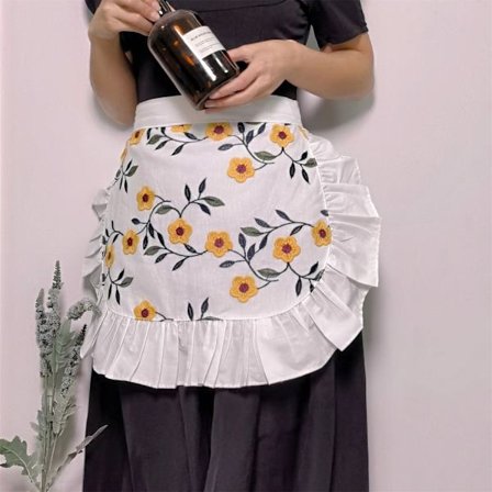 Cosplay-forklæde til piger Kostume klæbrig talje Halvforklæder Køkkenudstyr Også til børneforklæder