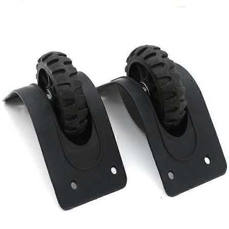 2 par hjul Väskor Resväska Hjul Resväska Hjul Tillbehör Trolleyfodral PVC Material Bagagehjul Hållbara Resväskehjul