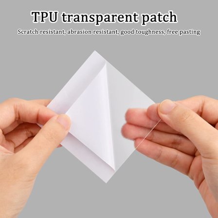 20 stk. gennemsigtige vandtætte reparationsplaster, teltreparationsplaster, TPU-tape-reparationsstickermærker, til dunjakke, svømmering, telt, 