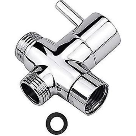 3-tieventä suihkun ohjausventtiiliadapteri G 1 tuuman messinki kromi