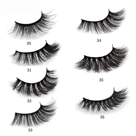 HotPink-Shadow Handgjorda fransar av 3D-Minkhår (Patie-Minerals)