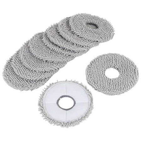 10-pack moppar för Dreame L10s Ultra/L10s Pro Ultra/L20 Ultra/L10s Pro Ultra Heat/Xiaomi X10+ dammsugare