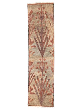 Floreale Piccolo Usak Indo Tappeto 75X296 Lana