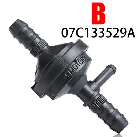 058905291K 07C133529A Bil Vakuum Backventil Luftpump 1.8 För VW EOS Golf Jetta Passat Touran Audi A4 A6 A3 S8 TT Skoda 3 Typ
