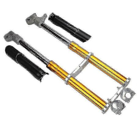 2-takts 49cc Motorcykel Forgaffel Støddæmper Til Mini Triple Dirt Pit Pro Trail Bike