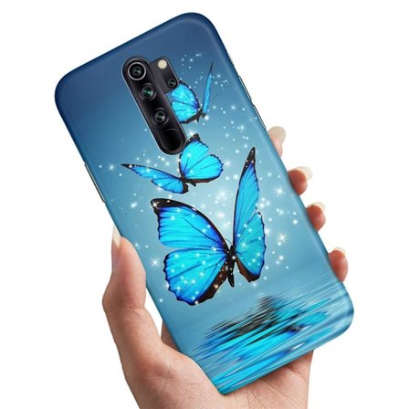 Xiaomi Redmi Note 8 Pro - Skal/Mobilskal Glittrande Fjärilar