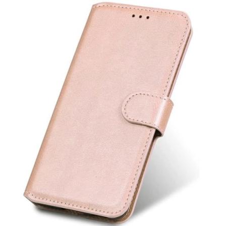 Pung etui til Samsung A04s Effect Pink Læder Fuld beskyttelse
