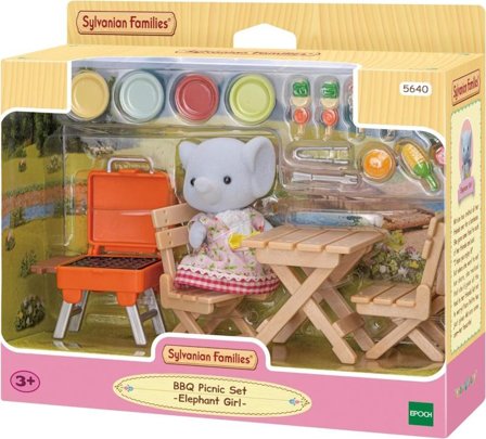 Sylvanian Families Piknikset BBQ Elefantjente