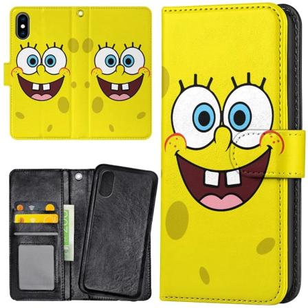 iPhone X/XS - Lommebok Deksel Svampebob