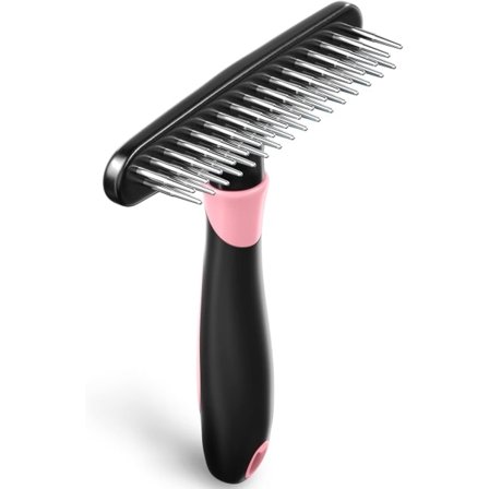 TG Hundepelsavfellingsskrape Dempende Børste - Underullskrape for Hunder, Katter, Tovede, Korte, Lange Pels - Børste for Felling