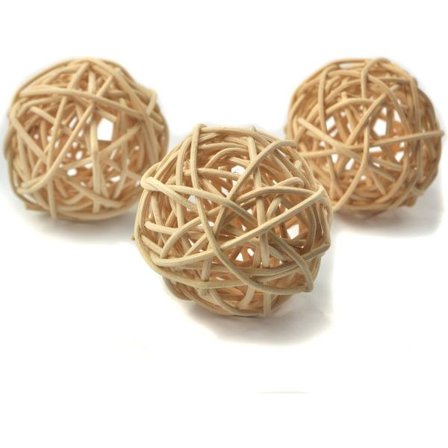 10 kpl:n setti pajupalloja pöytäkoristeeksi häihin, juhliin ja jouluun (