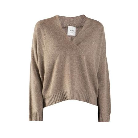 Alysi, Kimono model shirt Beige, Dames, Maat:S