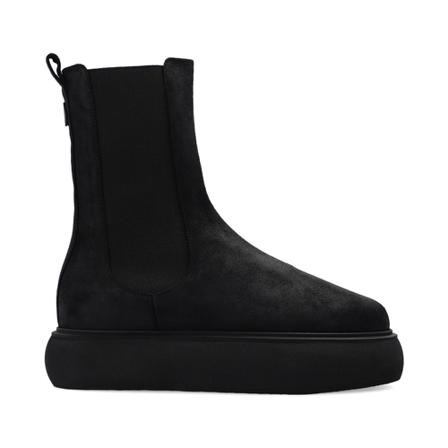 The Attico, Selene platform ankle boots Zwart, Dames, Maat:38 EU,suede